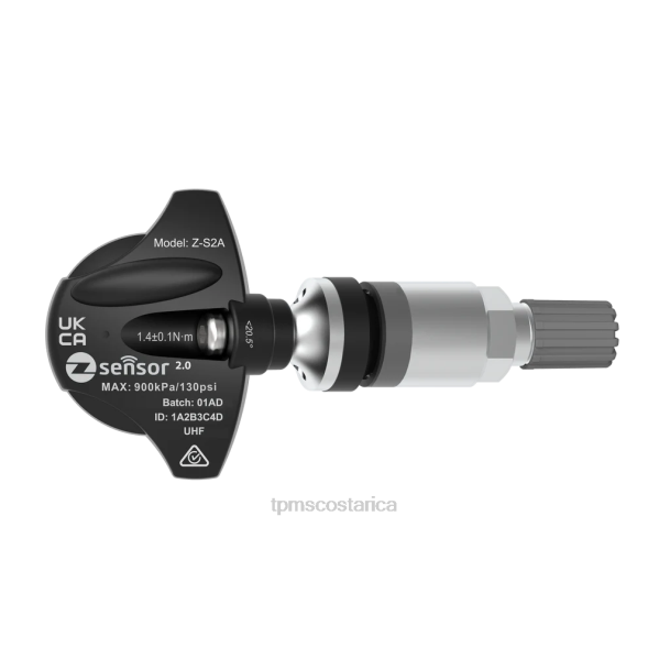 sensor TPMS autel - Sensor tpms de repuesto original de Ferrari - oe p/n 11b0015cp.01, 228887 frecuencia 433mhz 224P962 vástago de válvula de metal - plateado